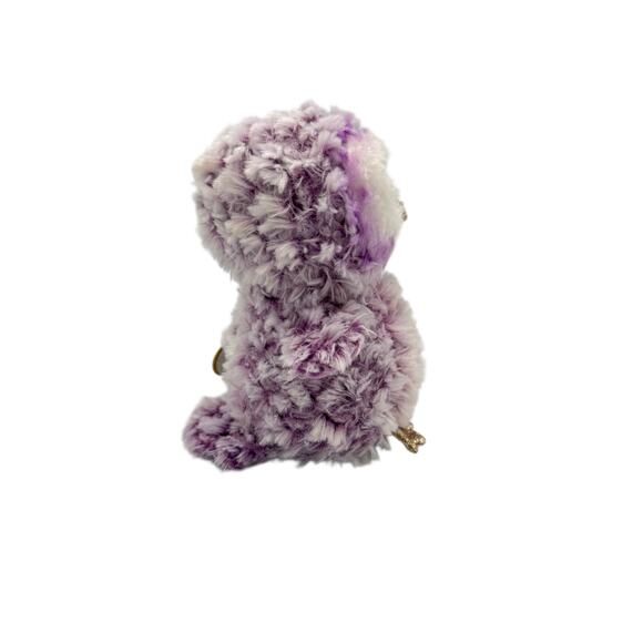 Ty Beanie Boo Retired NWT Moonlight the Owl 6" Tall Plush Stuffed Animal - Picture 4 of 7